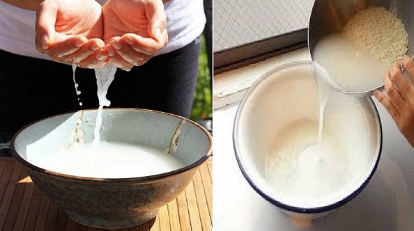 Tẩy vết rỉ sét bằng nước vo gạo